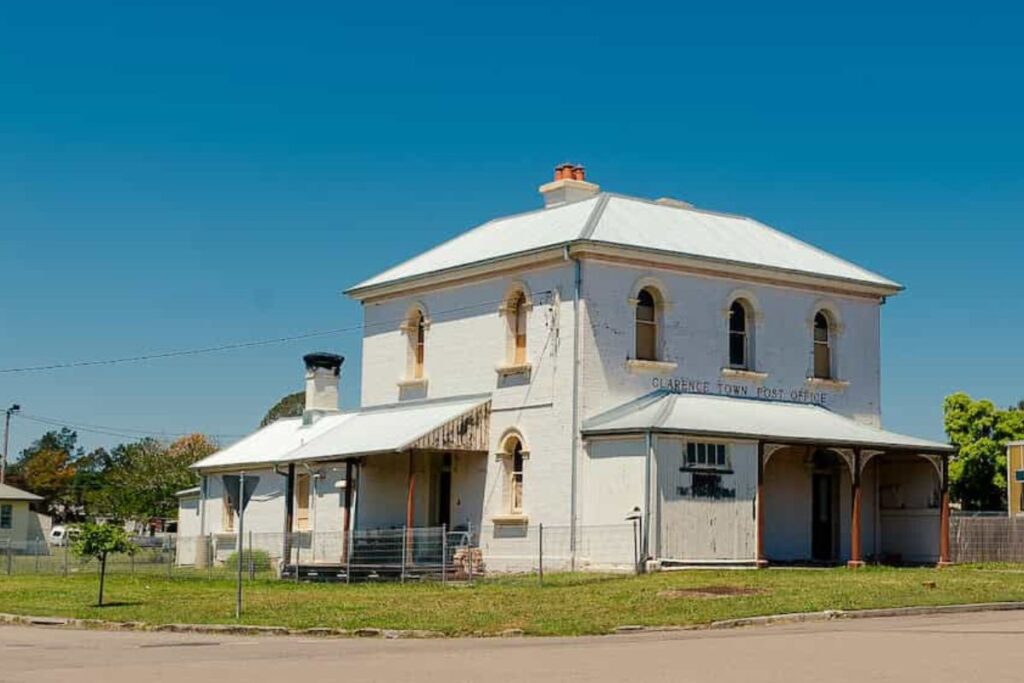 Clarence Town Post Office — historic township in the Williams River Valley NSW